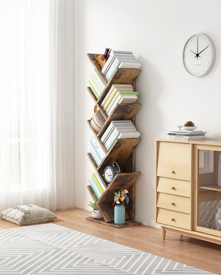 Деревянная комната прожития Funiture полки шкафа книги формы дерева панели