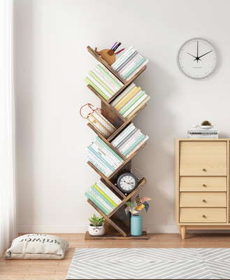Деревянная комната прожития Funiture полки шкафа книги формы дерева панели