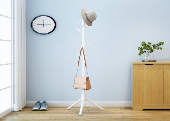 Freestanding стойка вешалки одежд стойки пальто шляпы треугольника деревянная