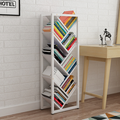 Металл живущей комнаты ODM 16mm толстый современный и деревянный Bookcase дерева книжных полка