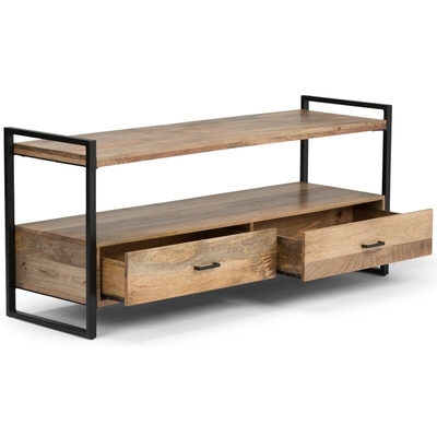 Древесина металла ODM промышленная Sideboard шкафа стойки ТВ 50 дюймов с 2 ящиками