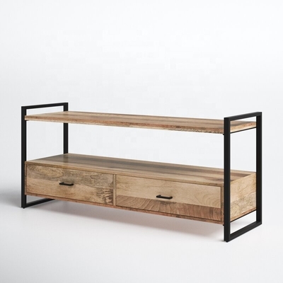 Древесина металла ODM промышленная Sideboard шкафа стойки ТВ 50 дюймов с 2 ящиками