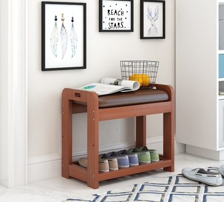 Суд ботинка древесины Entryway OEM небольшой с ярусом валика 2