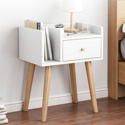 Переклейка Nightstand прикроватного столика тимберса MDF скандинава с ящиком