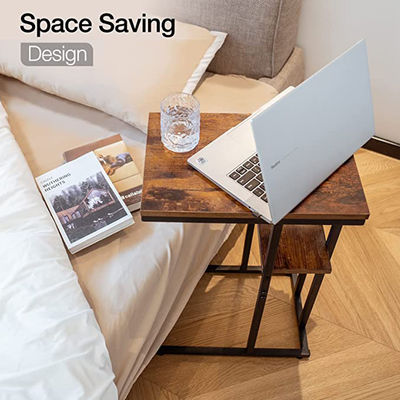 Современная узкая вложенность c ставит Nightstand на обсуждение для конца софы