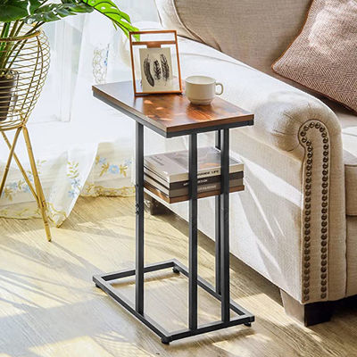 Современная узкая вложенность c ставит Nightstand на обсуждение для конца софы
