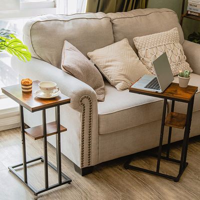 Современная узкая вложенность c ставит Nightstand на обсуждение для конца софы